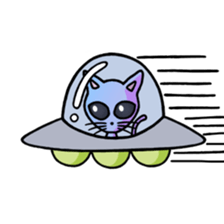 AlienCat sticker #6289263