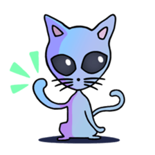 AlienCat sticker #6289268