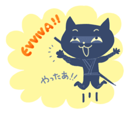 Itanin (Italian Ninja cat) sticker #6289570