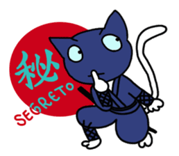 Itanin (Italian Ninja cat) sticker #6289572