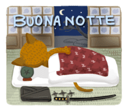 Itanin (Italian Ninja cat) sticker #6289573