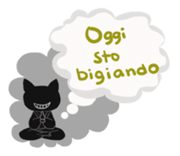 Itanin (Italian Ninja cat) sticker #6289575