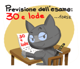 Itanin (Italian Ninja cat) sticker #6289581