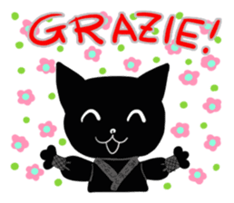 Itanin (Italian Ninja cat) sticker #6289587
