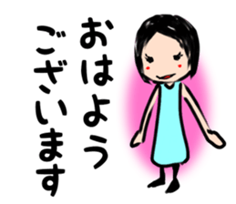 Girl's nice daily life sticker #6289642