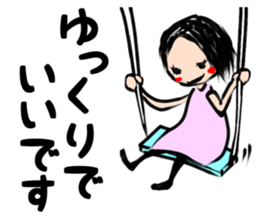 Girl's nice daily life sticker #6289647