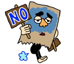 Mr. Nose Glasses sticker #6289959