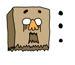 Mr. Nose Glasses sticker #6289981