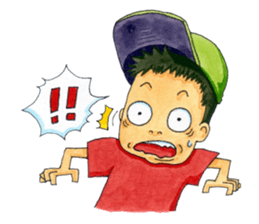 Life of an ordinary boy. sticker #6290808