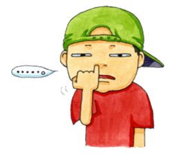 Life of an ordinary boy. sticker #6290809