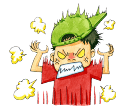 Life of an ordinary boy. sticker #6290813