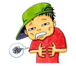 Life of an ordinary boy. sticker #6290816