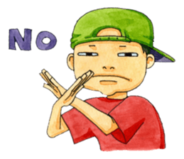 Life of an ordinary boy. sticker #6290819