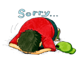 Life of an ordinary boy. sticker #6290824