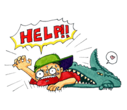 Life of an ordinary boy. sticker #6290825