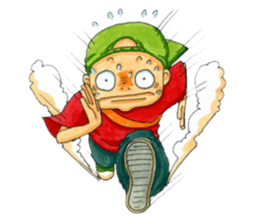 Life of an ordinary boy. sticker #6290826