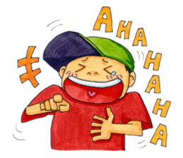 Life of an ordinary boy. sticker #6290828