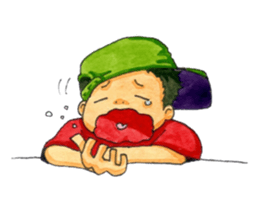 Life of an ordinary boy. sticker #6290830