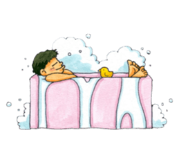 Life of an ordinary boy. sticker #6290831