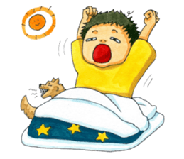 Life of an ordinary boy. sticker #6290833