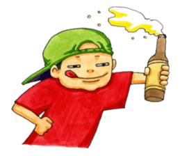 Life of an ordinary boy. sticker #6290838