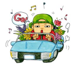 Life of an ordinary boy. sticker #6290839