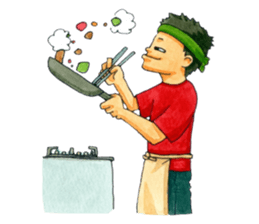 Life of an ordinary boy. sticker #6290843