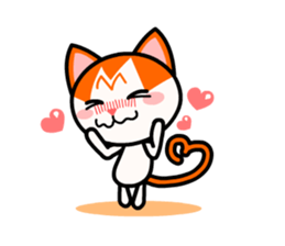 Cat Loves to Party sticker #6291129