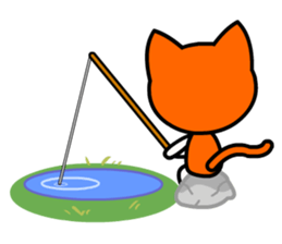 Cat Loves to Party sticker #6291140