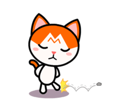 Cat Loves to Party sticker #6291143