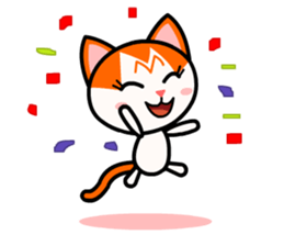 Cat Loves to Party sticker #6291145