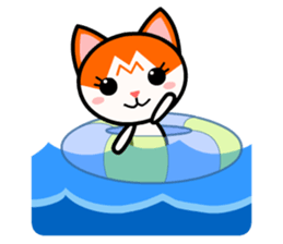 Cat Loves to Party sticker #6291148