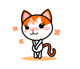 Cat Loves to Party sticker #6291150