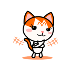 Cat Loves to Party sticker #6291159