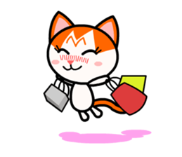 Cat Loves to Party sticker #6291164