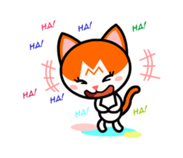 Cat Loves to Party sticker #6291167