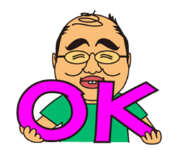 Cute uncle, sticker of Hazaman. sticker #6291339