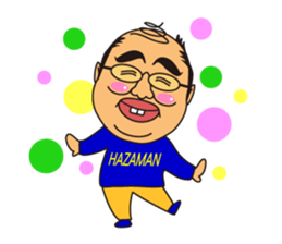 Cute uncle, sticker of Hazaman. sticker #6291357