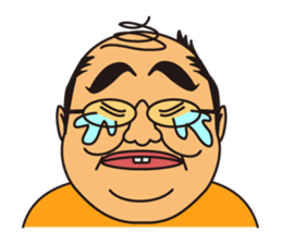 Cute uncle, sticker of Hazaman. sticker #6291363