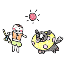 baniboni friends sticker #6291568