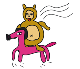 Lovely Ponpoko's Daily Life sticker #6292113