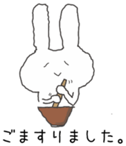 honesty rabbit sticker 2 sticker #6293306