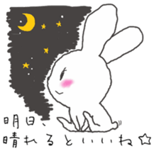 honesty rabbit sticker 2 sticker #6293322