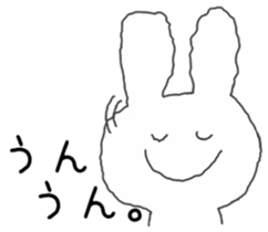 honesty rabbit sticker 2 sticker #6293327