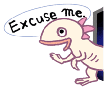 UPAZO the axlotol - mild life sticker #6293371