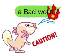 UPAZO the axlotol - mild life sticker #6293374