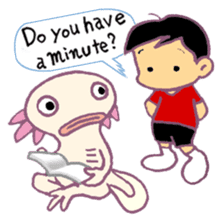 UPAZO the axlotol - mild life sticker #6293376