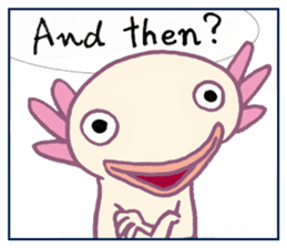 UPAZO the axlotol - mild life sticker #6293380