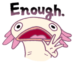 UPAZO the axlotol - mild life sticker #6293386