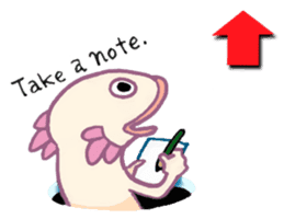 UPAZO the axlotol - mild life sticker #6293387